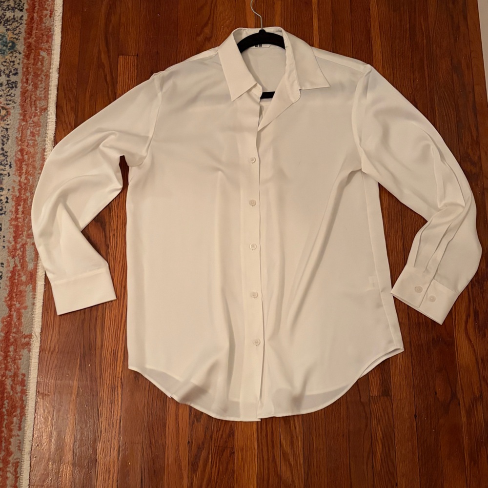 Uniqlo - White Shirt, Sz S
